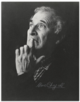 Marc Chagall Signed Photo -- Dramatic Photo Measures 7.75'' x 10''